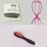 Wig Care kit - Touca + Suporte + escova