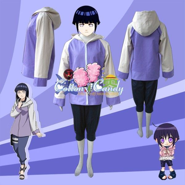 Cosplay Hinata Hyuga Naruto Shippuden tamanho brasileiro